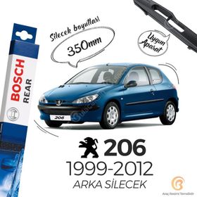 Bosch Rear H353 Peugeot 206 1999 - 2012 Arka Silecek