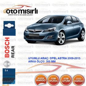 Bosch Rear Opel Astra J 2009-2015 Arka Silecek