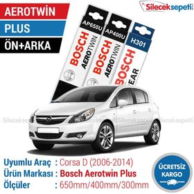 Bosch Rear Opel Corsa D 2006-2014 Arka Silecek