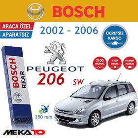 Bosch Rear Peugeot 206 Sw 2002-2006 Arka Silecek