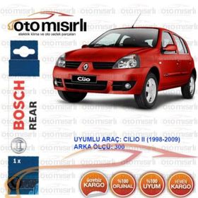 Bosch Rear Renault Clio II 1998-2009 Arka Silecek