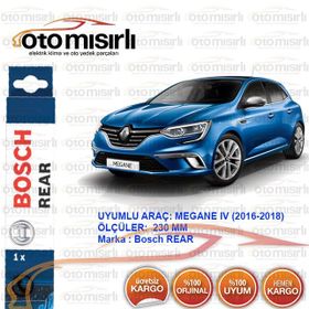 Bosch Rear Renault Megane 4 2016-2018 Arka Silecek