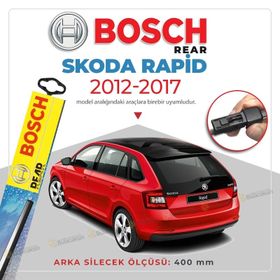 Bosch Rear Skoda Rapid Spaceback 2013-2016 Arka Silecek