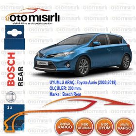 Bosch Rear Toyota Auris 2013-2017 Arka Silecek