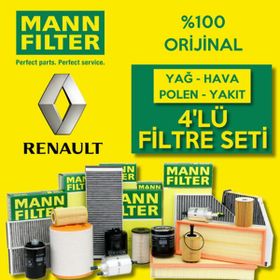 Bosch Renault Clio 3 1.5 DCI 2005 2012 Filtre Bakım Seti
