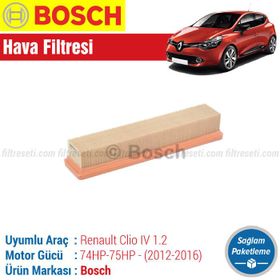 Bosch Renault Clio 4 1.2 2012 2016 Filtre Bakım Seti