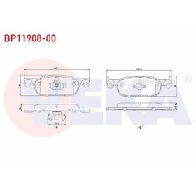 Bosch Renault Clio II 1.6 1998-2007 Ön Fren Balatası