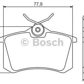 Bosch Renault Clio III 1.4 2005-2011 Arka Balata