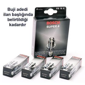 Bosch Renault Kangoo 1 1.4 1997-2007 4 Tırnak 4 Adet Buji