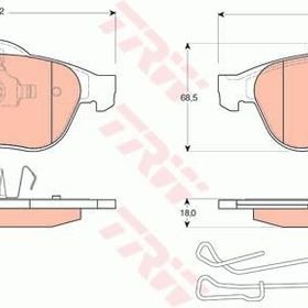 Bosch Renault Laguna 3 1.6 2007-2016 Arka Balata