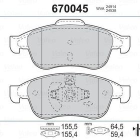 Bosch Renault Megane 1 1.6 1998-2003 Ön Fren Balatası