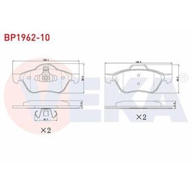 Bosch Renault Megane 2 1.4 2003-2009 Ön Fren Balatası