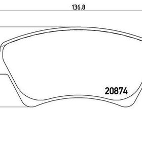 Bosch Renault Megane 2 1.5 dCi 2002-2009 Arka Balata