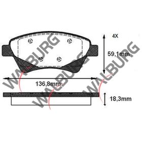 Bosch Renault Megane 2 1.6 2003-2009 Ön Fren Balatası