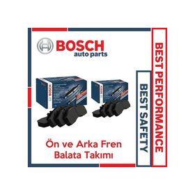 Bosch Renault Megane IV 2015-2020 Ön ve Arka Fren Balata Takımı
