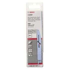 Bosch S 123 XF Progressor Metal İçin 25'li Tilki Kuyruğu Bıçağı