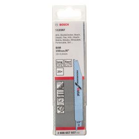 Bosch S 123 XF Progressor Metal İçin 25'li Tilki Kuyruğu Bıçağı