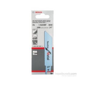 Bosch S 522 BF Flexible Metal İçin 2'li Tilki Kuyruğu Bıçağı