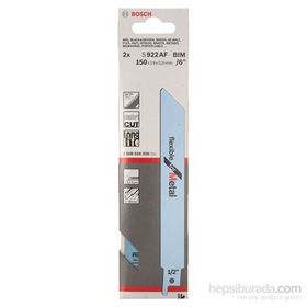 Bosch S 922 AF Flexible Metal İçin 2'li Tilki Kuyruğu Bıçağı