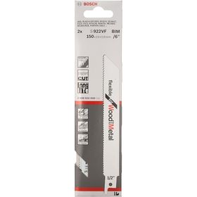 Bosch S 922 VF 2'li Flexible Serisi Ahşap ve Metal Panter Testere Bıçağı