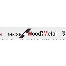 Bosch S 922 VF 2'li Flexible Serisi Ahşap ve Metal Panter Testere Bıçağı