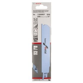 Bosch S 926 BEF 5'li Heavy Metal Panter Testere Bıçağı