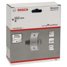 Bosch Saç Metal İçin 152 mm Delik Açma Testeresi Panç