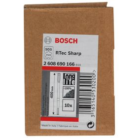Bosch SDS-Max Rtec 400 mm 10lu Sivri Keski