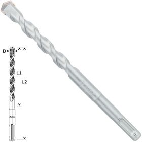 Bosch SDS-Plus-1 12x100x160 mm Taş Beton Matkap Uç