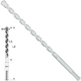 Bosch SDS-Plus-1 12x200x260 mm Taş Beton Matkap Uç