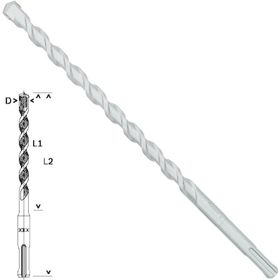 Bosch SDS-Plus-1 12x200x260 mm Taş Beton Matkap Uç