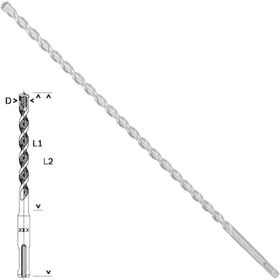 Bosch Sds Plus 1 12x400x460 mm Taş Beton Matkap Ucu