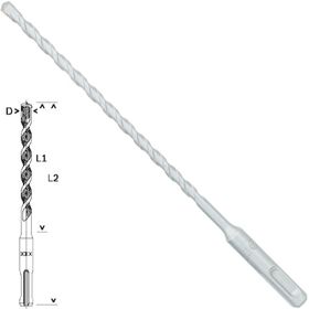 Bosch SDS Plus 1 6x150x210 mm Taş Beton Matkap Uç