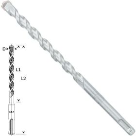 Bosch SDS Plus 1 Taş ve Beton 12x150x210mm Matkap Ucu