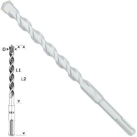 Bosch SDS Plus 1 Taş ve Beton 14x150x210mm Matkap Ucu