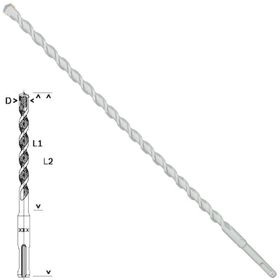 Bosch SDS Plus 1 Taş ve Beton 14x400x460mm Matkap Ucu
