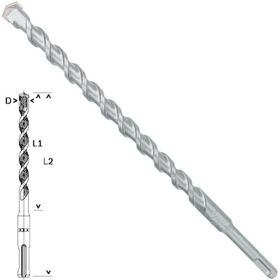 Bosch SDS Plus 1 Taş ve Beton 16x250x310mm Matkap Ucu