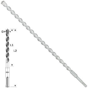Bosch SDS Plus 1 Taş ve Beton 16x400x460mm Matkap Ucu