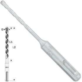 Bosch SDS Plus 1 Taş ve Beton 4x50x110mm Matkap Ucu