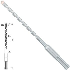 Bosch SDS Plus 1 Taş ve Beton 6x100x160mm Matkap Ucu