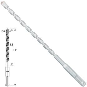 Bosch SDS Plus 1 Taş ve Beton 8x150x210mm Matkap Ucu