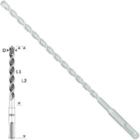 Bosch SDS Plus 1 Taş ve Beton 8x200x260mm Matkap Ucu