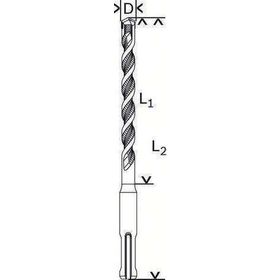 Bosch Sds Plus 10x210 cm Matkap Uçları