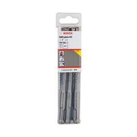 Bosch SDS-Plus 5X 7x100x160 mm 10'lu Paket Taş ve Beton Matkap Uç