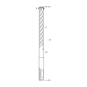 Bosch SDS Plus 5x Taş ve Beton 12x250x310mm Matkap Ucu