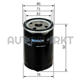 Bosch Seat Ibiza 1.0 1999-2000 Yağ Filtresi