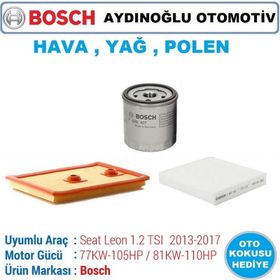 Bosch Seat Leon 1.2 TSI 2013 2017 CJZ Filtre Bakım Seti