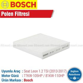 Bosch Seat Leon 1.2 TSI Polen Filtresi