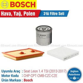 Bosch Seat Leon 1.4 TSI 2013 2017 Filtre Bakım Seti
