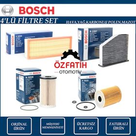 Bosch Seat Leon 1.6 TDI 2010 2012 Filtre Bakım Seti
